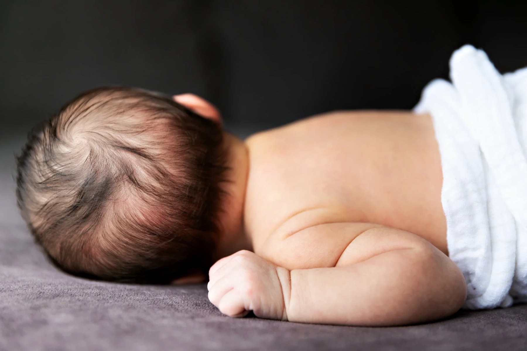 Little Kuberr, fast asleep